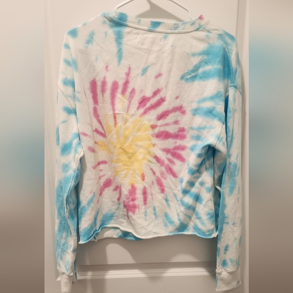 NWOT Spiritual Gangster Mazzy Pullover in Sunburst Tiedye SZ M - Picture 4 of 5